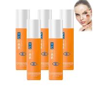 Lutein Eye Roller Essences Oil, Roller Ball Eye Serum For Under, Vc Roller Ball Eye Serum For Dark Circles And Puffy Eyes, Moisturizes Relieves And Easy To Absorb For Daily Eye Care (5 PCS)