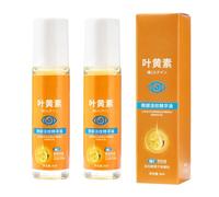 Lutein Eye Serum Oil, Lutein Eye Wrinkle Essences Oil,Vitamin C Luteins Eye Serum Oils, Brightening The Eye Area Reducing Dark Circles, Lutein Rollerball Serum for Women Men All Skin Types (10ml, 2PC)
