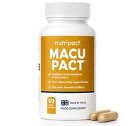 Lutein Eye Support Supplement - Macu Pact 10-in-1 Advanced Eye Defence Complex with Zeaxanthin, Bilberry Extract, Vitamin A, Vitamin B2 & Zinc - 60 Vegan Capsules