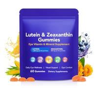Lutein Gummies 60 Count, Eye Health Supplement, Eye Support Gummies with Zeaxanthin, Vitamins A, C & E, Provide Antioxidant Support & Maintain Visual Comfort, Daily Vision Support Supplement