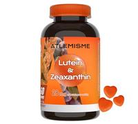 Lutein Gummies (60 Gums). Gummies for Eyes with Lutein (28.5 mg), Zeaxanthin and Vitamin A (30 Day Pack), Orange Flavor, Vegan, Non-GMO, Gluten-Free, Supports Eye Health