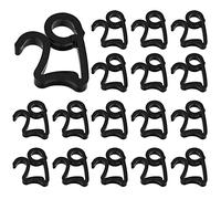LUTER 120Pcs Black Plastic Christmas Light Gutter Clips Hanging Hooks for Christmas Outdoor LED Decorative String Lights