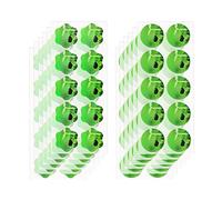 Luter 120pcs Plant Grow Stickers Compatible with AeroGarden Seed Pod, Grow Baskets Labels Hydroponic Plant Label for Seedlings Garden Pods for Labeling Plants and Recording Plant (Round, Flower)