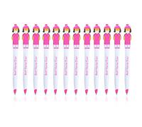 Luter 12pcs Nurse Pens Set - Funny Nurse Pens Appreciation Gifts for Healthcare Workers, Medical Students - Pink