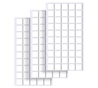 LUTER 150pcs Double Sided Tape Squares, Removable Mounting Squares Non Marking Clear Sticky Tack for Wall Hanging Poster Putty Adhesive Mounting Putty for Craft Art Decoration