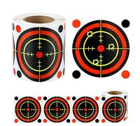 LUTER 200pcs Shooting Targets Stickers, 3In Shooting Stickers Shooting Targets Paper Targets Self Adhesive Splatter Targets for Shooting Range Round Reactive Targets for Shooting