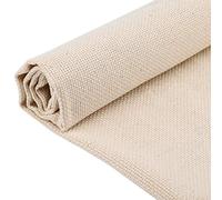 LUTER 26.4x19.3 Inch Needlework Fabric, Linen Needlework Fabric Monk Cloth for Punch Needle Rug-Punch Needles & Pinch Needle