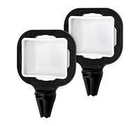 LUTER 2pcs Dip Clip In-car Sauce Cup Holder Dip Set Ketchup Mini Dipping Cups Car Accessories Sauce Container for Vents of Vehicle (Black)