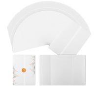 LUTER 35pcs Pre-Folded Vellum Jackets for Invitations, 5x7 Vellum Paper Jackets for Wedding Invitations Translucent Vellum Wrap Jackets for Wedding Bridal Shower Baby Shower Birthday Party (E23062)