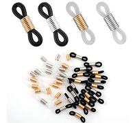 LUTER 40Pcs Adjustable Eyeglass Chains Ends Long Adjustable Strap Holder Chain Ends Connectors for Eyeglass Holder Necklace Chain Strap