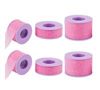 LUTER 4pcs Lash Adhesive Tape, Reusable Adhesive Waterproof Silicone Tape Eyelash Tape for Lash Extension Lash Beauty Auxiliary Tools (2 Large and 2 Small, purple)