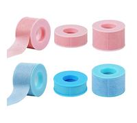 LUTER 4pcs Lash Adhesive Tape, Reusable Adhesive Waterproof Silicone Tape Eyelash Tape for Lash Extension Lash Beauty Auxiliary Tools (2 Pink, 2 Blue)