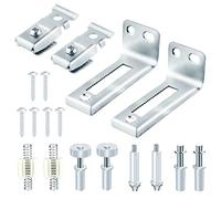 LUTER Bi-Fold Door Hardware Repair Kit, Closet Door Hardware for 3/8 inch Thick Doors,with Top and Bottom Pivots,Guide Wheel Bifold Closet Door Hardware Repair Replacement