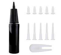 LUTER Exercise Ball Pump Kit, Hand Air Pumps for Balloons Yoga Ball Pump with Exercise Ball Plug Remover and Fitness Ball Plugs Replacement, Hand Pump for Inflatables Swimming Ring (12pcs)