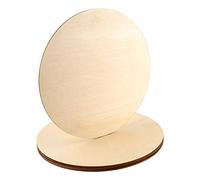 LUTER Pack of 5 Unfinished Wooden Round Discs 10 Inches - Cutouts for DIY Circle Sign