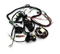 LUTFI Motorcycle Generator Stator Coil 9pcs/Lot Wiring Harness Wire Electrics Stator Coil CDI For ATV Quad 4 Four Wheelers 150-250CC CG Go Kart Dirt Pit Bikes