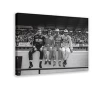 LUTGFD Ayrton Senna Formula 1 Wall Art Poster Canvas Poster Bedroom Decor Landscape Office Room Decor Gift 20x30inch(50x75cm)
