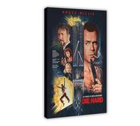 LUTGFD Die Hard Movie Poster Canvas Poster Wall Art Decor Print Picture Paintings for Living Room Bedroom Decoration 20x30inch(50x75cm)