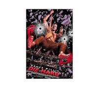LUTGFD Die Hard Movie Poster Canvas Poster Wall Art Decor Print Picture Paintings for Living Room Bedroom Decoration 08x12inch(20x30cm)