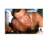 LUTGFD Die Hard Movie Poster John Mcclane Canvas Poster Wall Art Decor Print Picture Paintings for Living Room Bedroom Decoration 12x18inch(30x45cm)