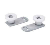 LUTH Premium Profi Parts 2x Upper Basket Roll Holder + Wheel for Miele Dishwasher 7649011 3176421