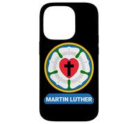 Luther Rose Heart Cross Symbol Coat of Arms Protestant Martin Luther Case for iPhone 14 Pro