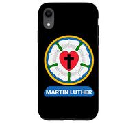 Luther Rose Heart Cross Symbol Coat of Arms Protestant Martin Luther Case for iPhone XR