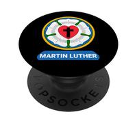 Luther Rose Heart Cross Symbol Coat of Arms Protestant Martin Luther PopSockets Adhesive PopGrip