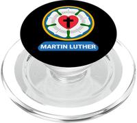 Luther Rose Heart Cross Symbol Coat of Arms Protestant Martin Luther PopSockets PopGrip for MagSafe