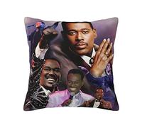Luther Singer Vandross Pillow Covers 18x18 Inches Decorative Throw Pillow Covers Outdoor Sofa Pillowcase for Couch Farmhouse
