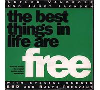 Luther Vandross & Janet Jackson With Special Guests Bell Biv Devoe And Ralph Tresvant - VANDROSS & JACKSON Best Things in Life are Free 7"