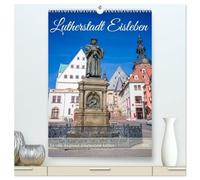 Lutherstadt Eisleben - La ville du grand réformateur Luther (Calendrier mural 2026 DIN A2 horizontal) calendrier de bureau: Lieux historiques importants de la ville natale de Martin Luther.