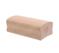 Luthier Guitar Fretboard Radius Block 9.5 for Precision Leveling | Wood Sanding Block, Beige Finish, for Guitar Maintenance and Repair, Maintains Fretboard Curvature