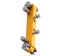 Luthier Logic - Sanding Guide for Shaping | Anodized Frame with Parallel Pressure Plate & Smooth Glide Rollers for Ukuleles, Mandolins, Cellos and Orchestral Strings