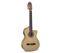 LUTHIER MANUEL RODRÍGUEZ E-Acoustic Guitar Caballero Principio - Flamenco Cut - Solid Spruce Top - Agathis Back/Sides - ETC-4 Preamp - CA-PM FE