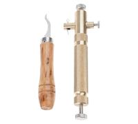 Luthier Purfling Cutter Set with Adjustable Depth Violin Crafting Tool for Efficient Edges Channel Carving Tasks Ergonomic Crafting Tool