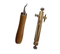 Luthier Purfling Cutter Set With Adjustable Depth Violin Crafting Tool For Efficient Violin Edges Channel Carving Tasks