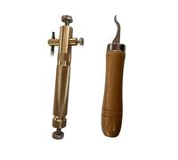 Luthier Purfling Ergonomic Alloy Luthier Carving Set for Precise Violin with Sound Plate Inlays Work and Ergonomic Violin Craft Tool