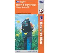Luton and Stevenage: Sheet 193 (OS Explorer Map)