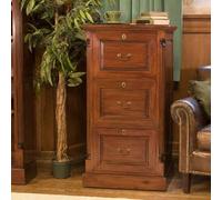Luton Mahogany 3 Drawer Filing Cabinet