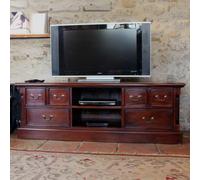 Luton Mahogany Wide TV Cabinet