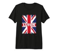 Luton - Vintage Union Jack British Flag Premium T-Shirt