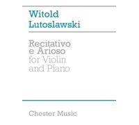Lutoslawski Witold - Recitativo e arioso: For violin and piano : (1951)