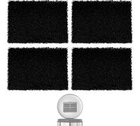 LUTQ 4 Packs Trash Can Odor Absorbing Filters - Activated Charcoal Filters Compatible with Simplehuman Filter Case Trash Cans & Compost Bucket - Charcoal Odor Absorber - Activated Carbon Filters