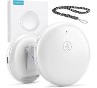 Lutranstra Wearable Translator, Instant Two-Way 165 Languages Translation, 0.5s Low Latency AI Language Tutor, Hands-Free Bluetooth Translator for Travel, Hospitality & Language Learning，white