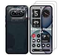 Lutree For Nothing Phone 4a for Tempered Glass Screen Protector, 2 + 2 Pieces Protective Glass + Camera Protection Film, 9H Hardness Anti-scratch Screen Protector Film Bubble-Free HD Screen Protector