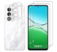 Lutree for OPPO A5 4G/ 5G/ OPPO A5m Tempered Glass, 2+2 Pieces Screen Protector + Camera Film, 9H Hardness Protective Glass, HD Anti-Scratch Bubble Free Screen Protector