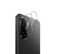 Lutree for Xiaomi Poco M7 4G Tempered Glass Camera Film, 2 Pieces Hardness 9H HD Protective Lens, Bubble Free Anti-Scratch Camera Protection -Transparent
