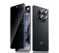 Lutree For Xiaomi Redmi Note 15 5G / Poco M8 5G for Tempered Glass Privacy Screen Protector, 1 + 1 Piece 3D Anti-Spy Protective Glass + Camera Protection Film (Black), 9H Hardness Privacy Anti-Spy