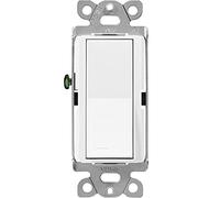 Lutron Claro On/Off Switch, 15-Amp, Single-Pole, SC-1PS-SW, Snow